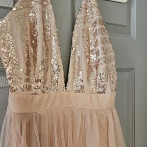 Luxxel Blush Pink Maxi Dress